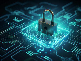 Cyber ââsecurity and data protection, internet network security, protect business and financial transaction data from cyber attack, user private data security encryption 