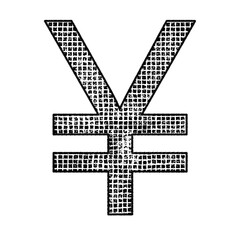 Obraz premium Yen (Japan) and Yuan (PRC) currency symbol 