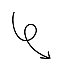 curved arrow element