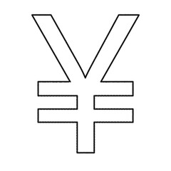Fototapeta premium Yen (Japan) and Yuan (PRC) currency symbol 