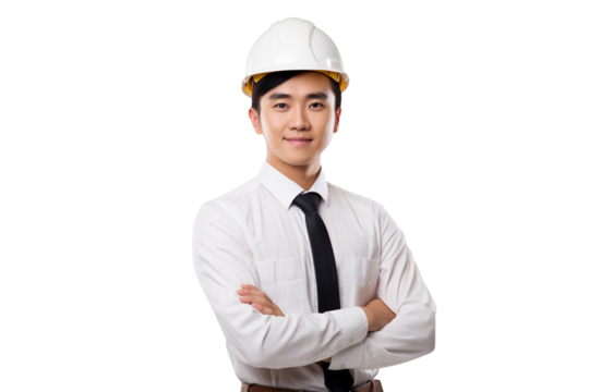 portrait of a smiling architect generative ai