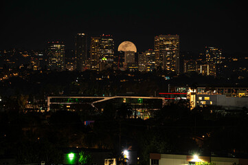 Snow Moon in Los Angeles