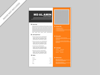 Resume Template, CV Template, Professional Resume Template
