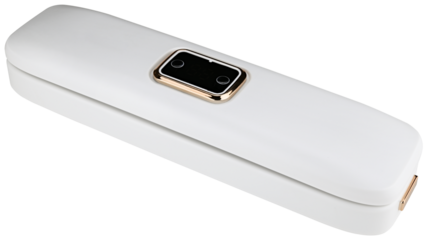 Household Food Vacuum Sealer Package Machine Electric Film Sealer isolated on a transparent background.