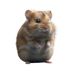 hamster isolated on transparent background, png