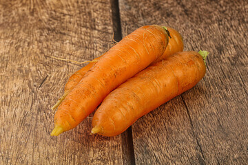 Yoiung natural organic carrot heap