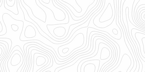 The stylized height of the topographic map in contour, lines. Topography and geography map grid abstract backdrop. creative cartography illustration. Black and white landscape geographic pattern. - obrazy, fototapety, plakaty