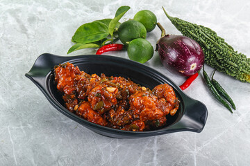 Chinese cuisine - Chicken manchurian gravy