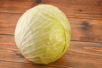 Ripe cabbage - organic food vith vitamin