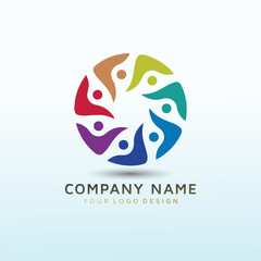 Chatting Mind vector logo design