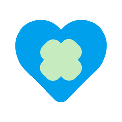 wounded heart duo tone