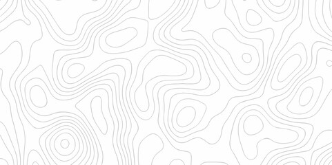 The stylized height of the topographic map in contour, lines. Topography and geography map grid abstract backdrop. creative cartography illustration. Black and white landscape geographic pattern.