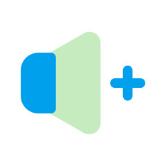 Fototapeta premium volume up duo tone