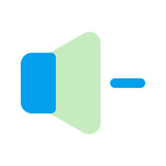 volume down duo tone