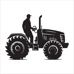 Black Tractor Silhouette: Nostalgic Farming Charm
Rural Agriculture Icons: Classic Tractor Silhouettes
Harvest Time Essentials: Farm Tractor Vector Set
Country Life Collection: Rustic Tractor