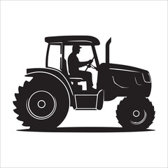 Black Tractor Silhouette: Nostalgic Farming Charm
Rural Agriculture Icons: Classic Tractor Silhouettes
Harvest Time Essentials: Farm Tractor Vector Set
Country Life Collection: Rustic Tractor