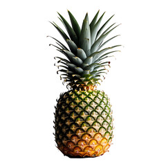 Fototapeta premium Pineapple image isolated on a transparent background PNG photo