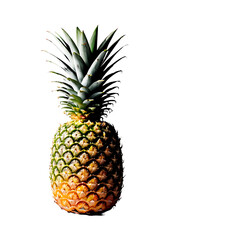 Pineapple image isolated on a transparent background PNG photo