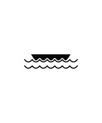 boat icon, vector best flat icon.