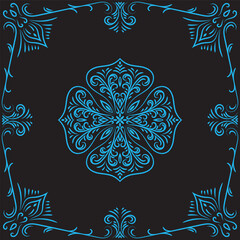 mandala art for template Flower Mandala. Vintage decorative elements. Oriental pattern, vector illustration. logo vintage, vintage book cover, mystic, ottoman motif. Ethnic mandala, traditional Vector