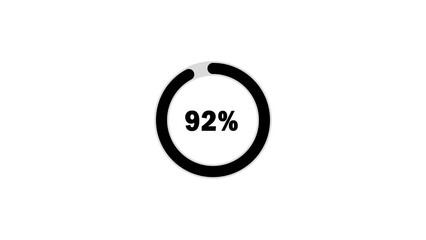 Indicator progress bar animasi video 4K. Skala loading. Animasi video. Loop loading video. Bar loading.