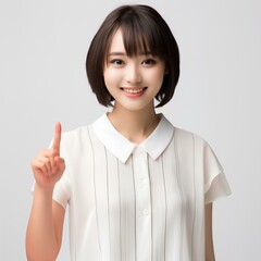 10代のおすすめする笑顔のかわいい女性