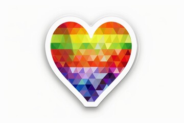 LGBTQ Sticker comfort sticker design. Rainbow compelling motive zesty sticker diversity Flag illustration. Colored lgbt parade demonstration lgbtq acceptance wins. Gender speech and rights unusual
