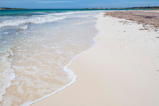 Es Carbo beach, Ses Salines, Mallorca, Balearic Islands, Spain