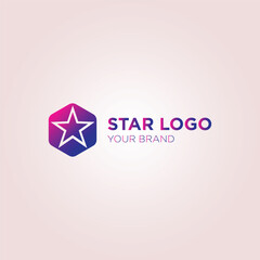 Star logo for your brand, ai technology