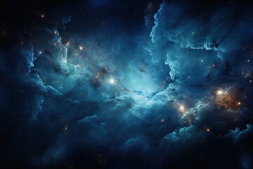 Naklejka na ściany i meble Space nebula