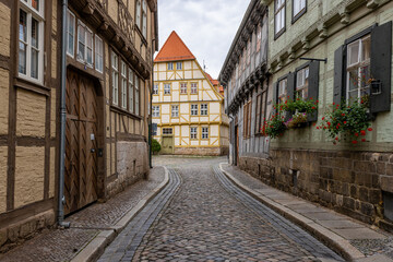 Fototapeta na wymiar Bilder aus der Welterbestadt Quedlinburg Harz