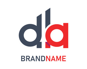 Letter da logo design template