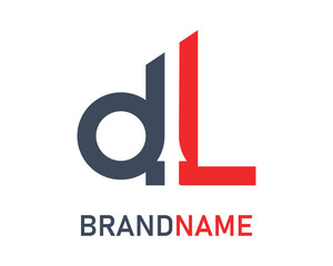 Letter dl logo design template