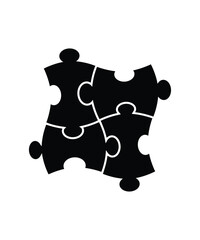puzzle icon, vector best flat icon.
