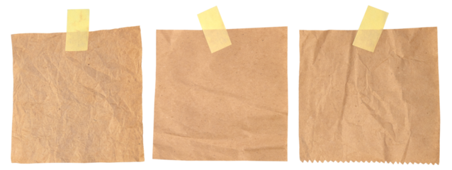 craft paper note message paper lable reminder square sticker set