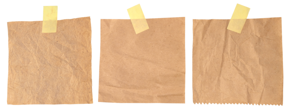 craft paper note message paper lable reminder square sticker set