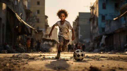 Generative AI Determined urban soccer heirs, fiery resolve