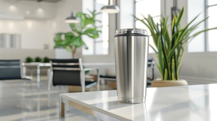Stainless steel tumbler mock-up