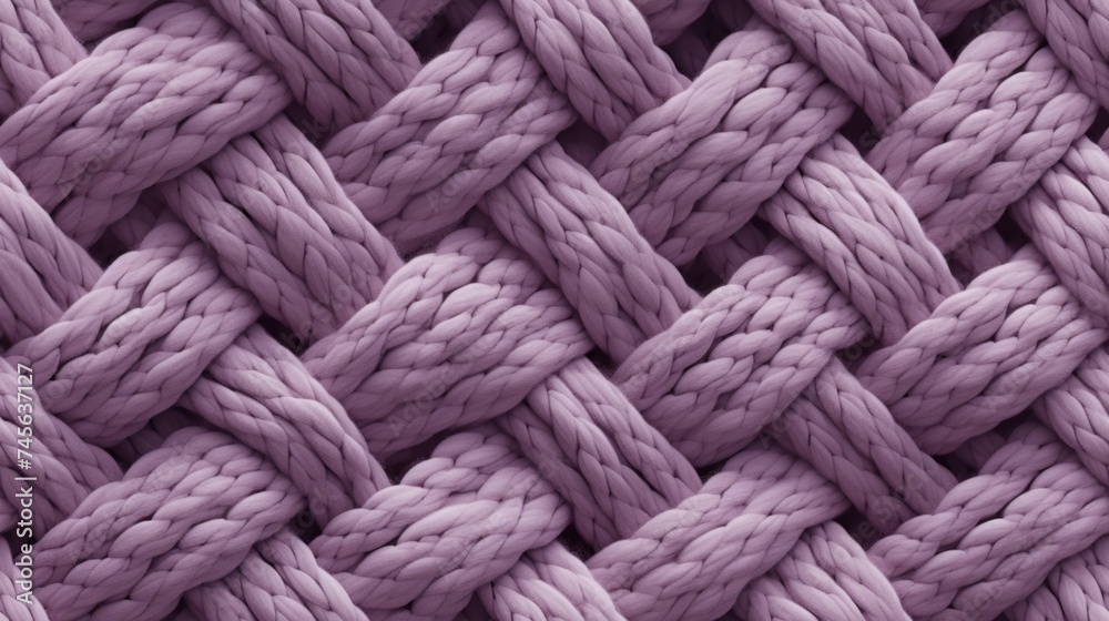 Poster Generative AI Knitted and intertwined texture of yarn. octane render elegant realistic photorealistic cinematic