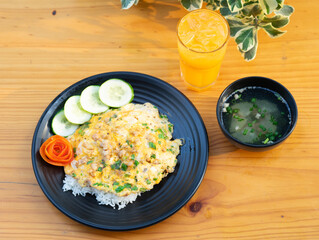Viet nam egg rice