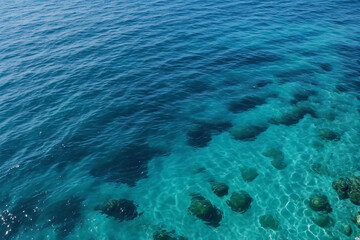 Obraz premium Blue sea water texture