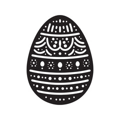 
Elegant Black Vector Decorative Egg Silhouette Collection: Perfect for Easter Crafts, Designs, Cards, and Decorative Projects. Decorative Egg vector.