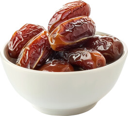 Dried dates fruits in bowl