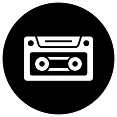 Casette Vector Icon Design Illustration