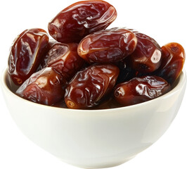 Dried dates fruits in bowl