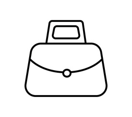 Bag vector icon. The concept involves a gift to a loved one. Suitable for banners, stickers, discounts, social media posts.