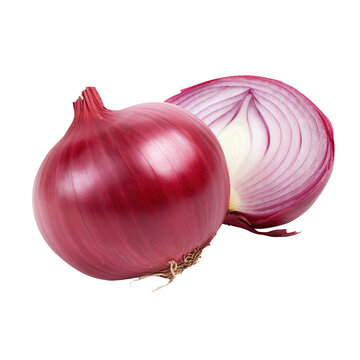red onion , isolated on transparent background Remove png, Clipping Path, pen tool 