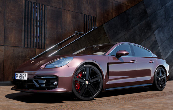 Porsche Panamera - its silhouette is unmistakably Porsche. Athletic, streamlined, with clear contours and strong proportions