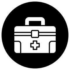 Obraz premium First Aid Kit Vector Icon Design Illustration