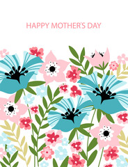 Happy Mothers Day floral concept